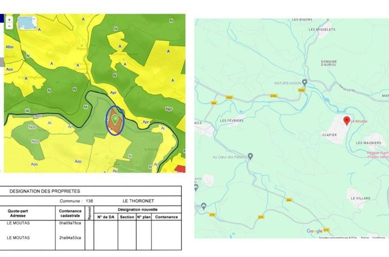 A saisir grand terrain non constructible à vendre. (30 429 m²)